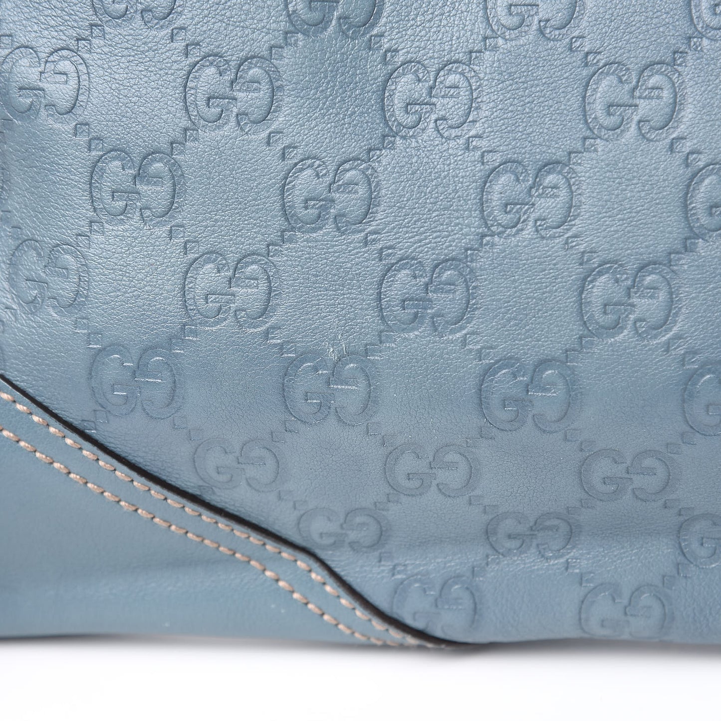 Guccissima Medium New Britt Hobo Blue