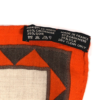 Hermes Cashmere Silk Les Chevaux Qataris Shawl 140 3 of 6