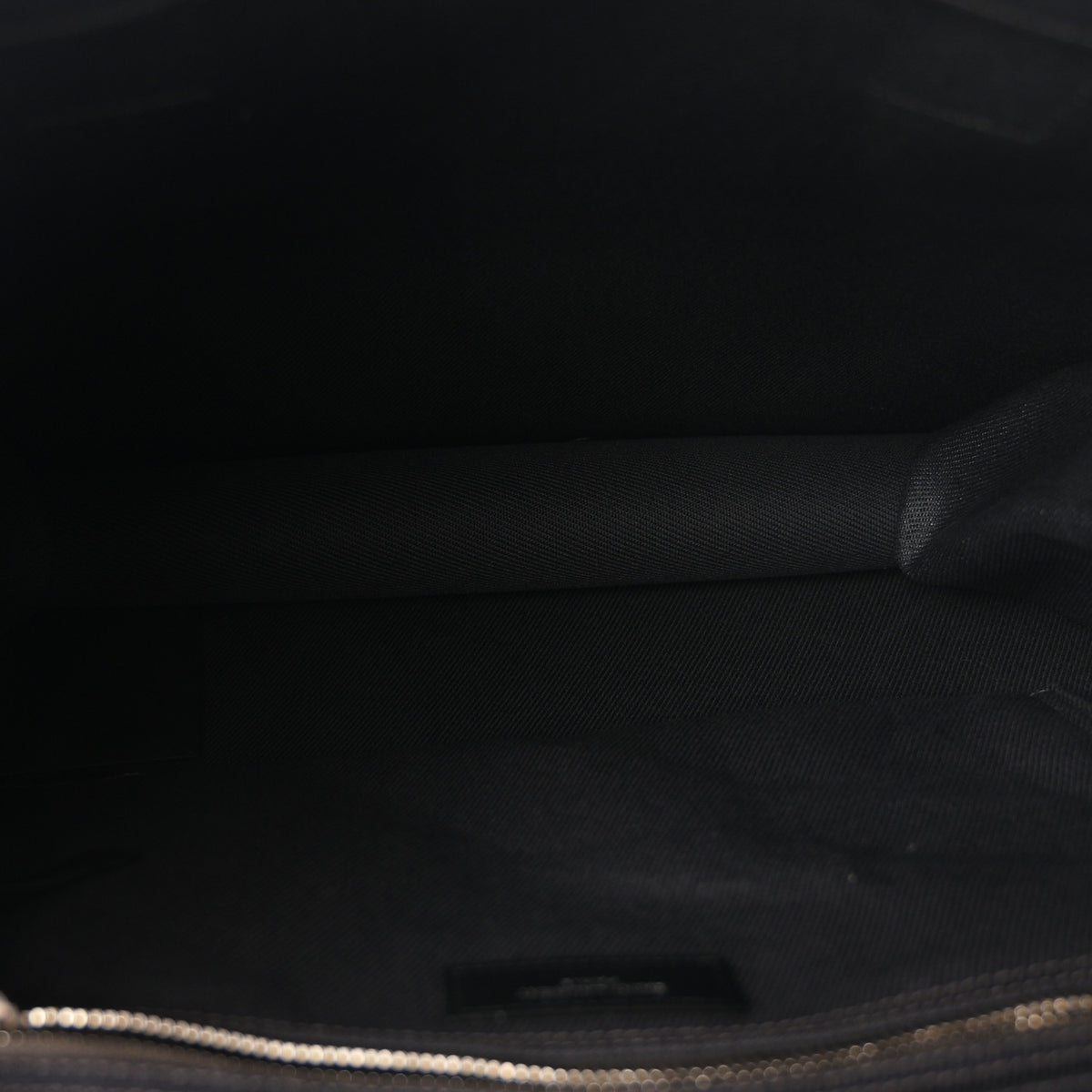 Saint Laurent Linen Calfskin Rive Gauche North South Tote Grey 5 of 9
