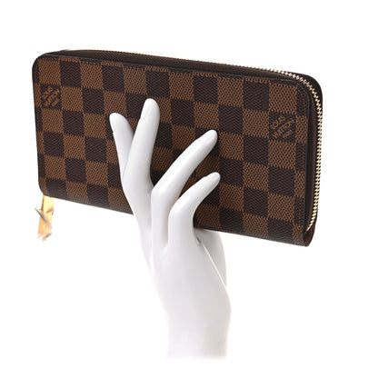 Louis Vuitton Damier Ebene Zippy Wallet Rose Ballerine 2 of 6