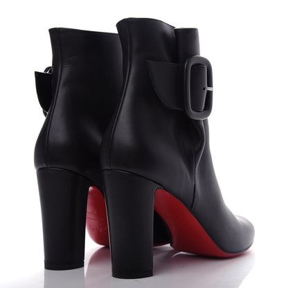 Christian Louboutin Calfskin Tres Olivia 85 Ankle Boots 40.5 Black 4 of 10