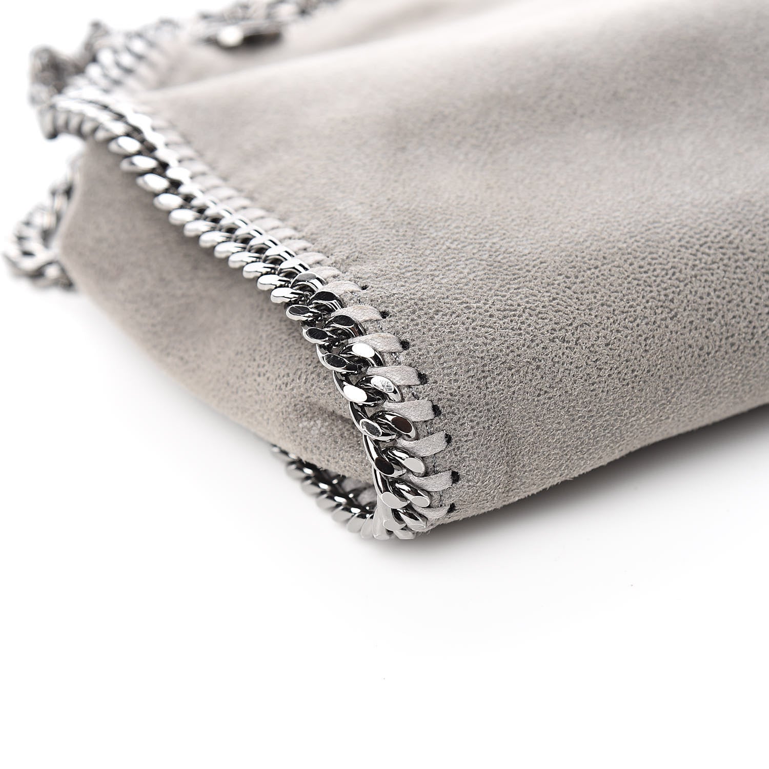 Stella McCartney Shaggy Deer Tiny Falabella Tote Grey 8 of 10