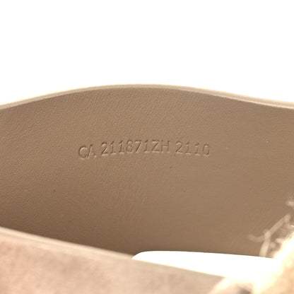 Hermes Suede Goatskin Mens Antigua Espadrille Sandals 41 Beige Sable 6 of 9