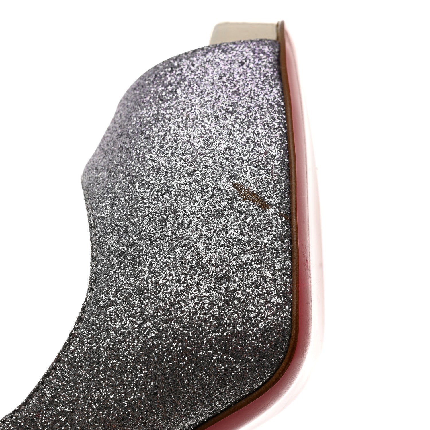Christian Louboutin Glitter New Very Prive 120 Pumps 36 Drage Light Gold 8 of 9