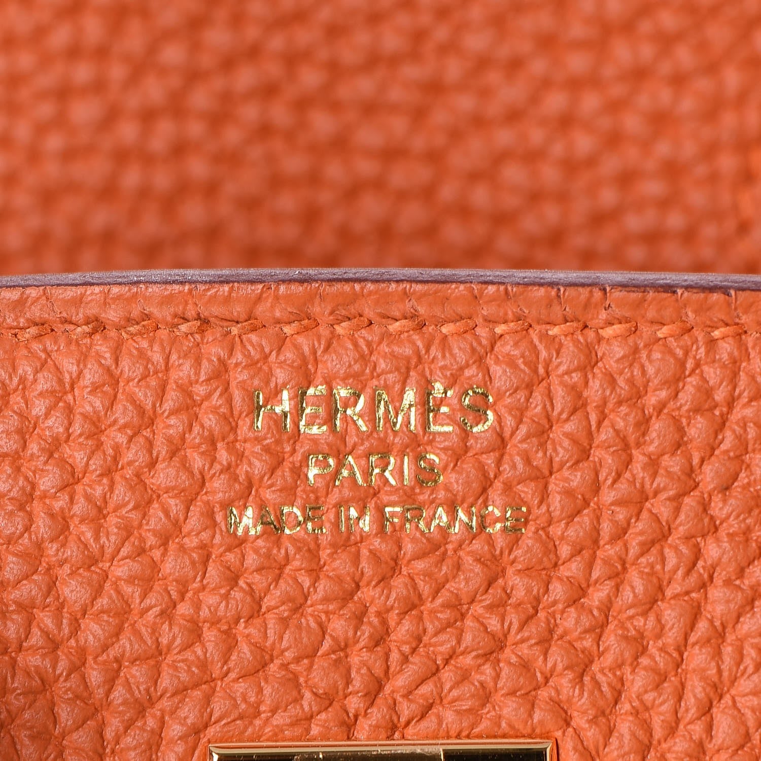 Hermes Togo Birkin 25 Orange 19 of 30