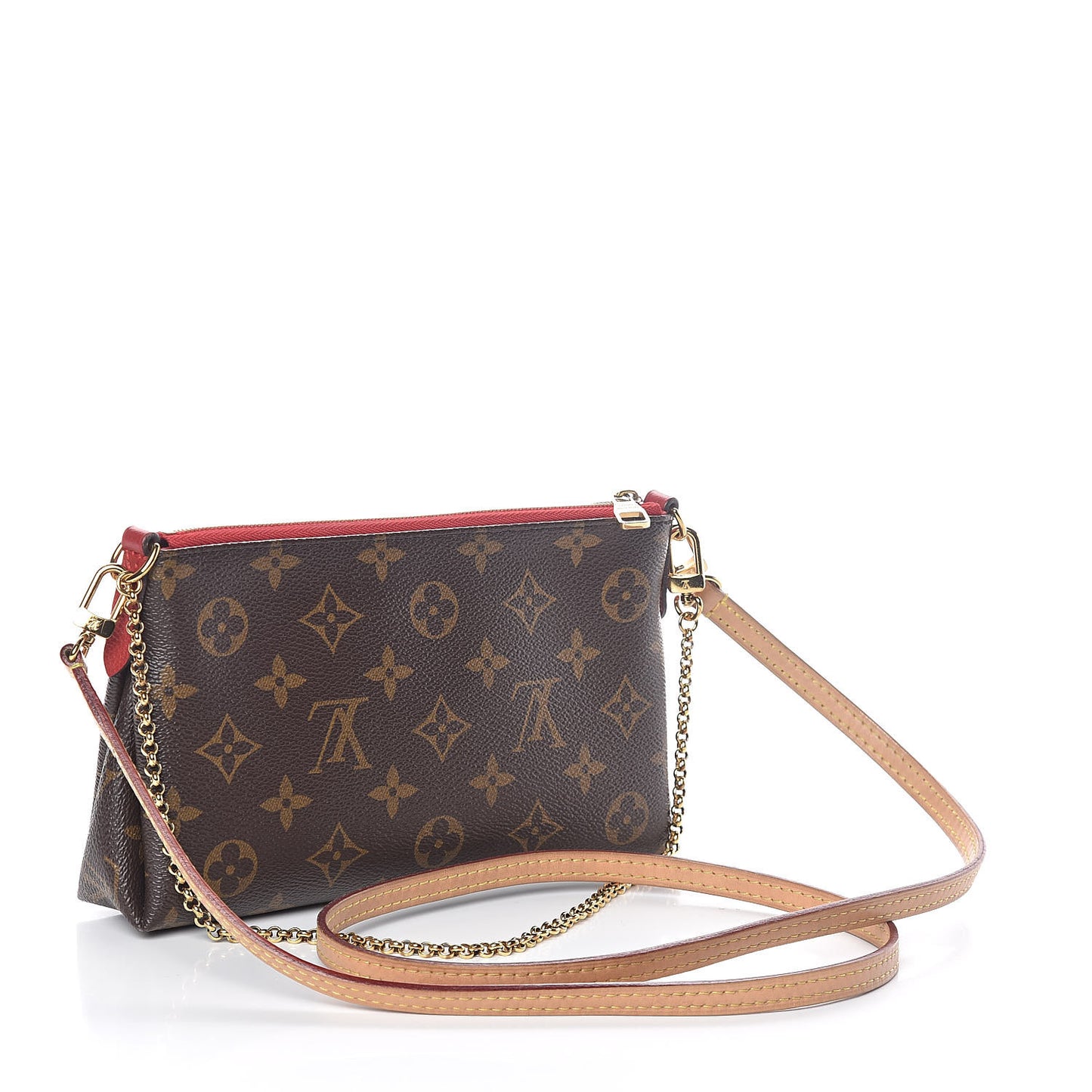 Monogram Pallas Clutch Cherry