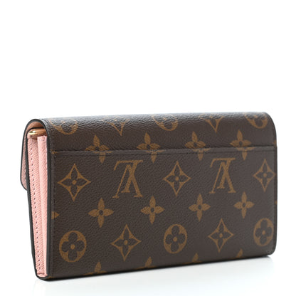 Louis Vuitton Monogram Sarah Wallet NM Rose Ballerine 3 of 6