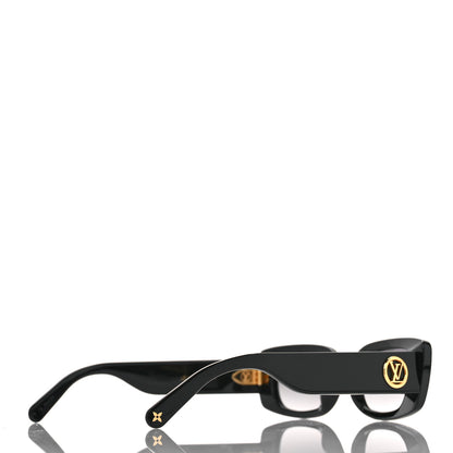 Louis Vuitton Acetate LV Circle Cat Eye Sunglasses Z2109W Black 4 of 8