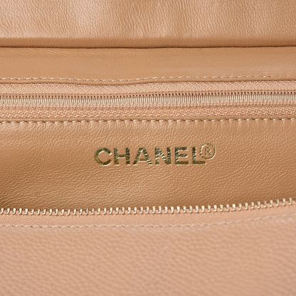 Chanel Caviar Quilted Grand Timeless Tote GTT Beige 6 of 12