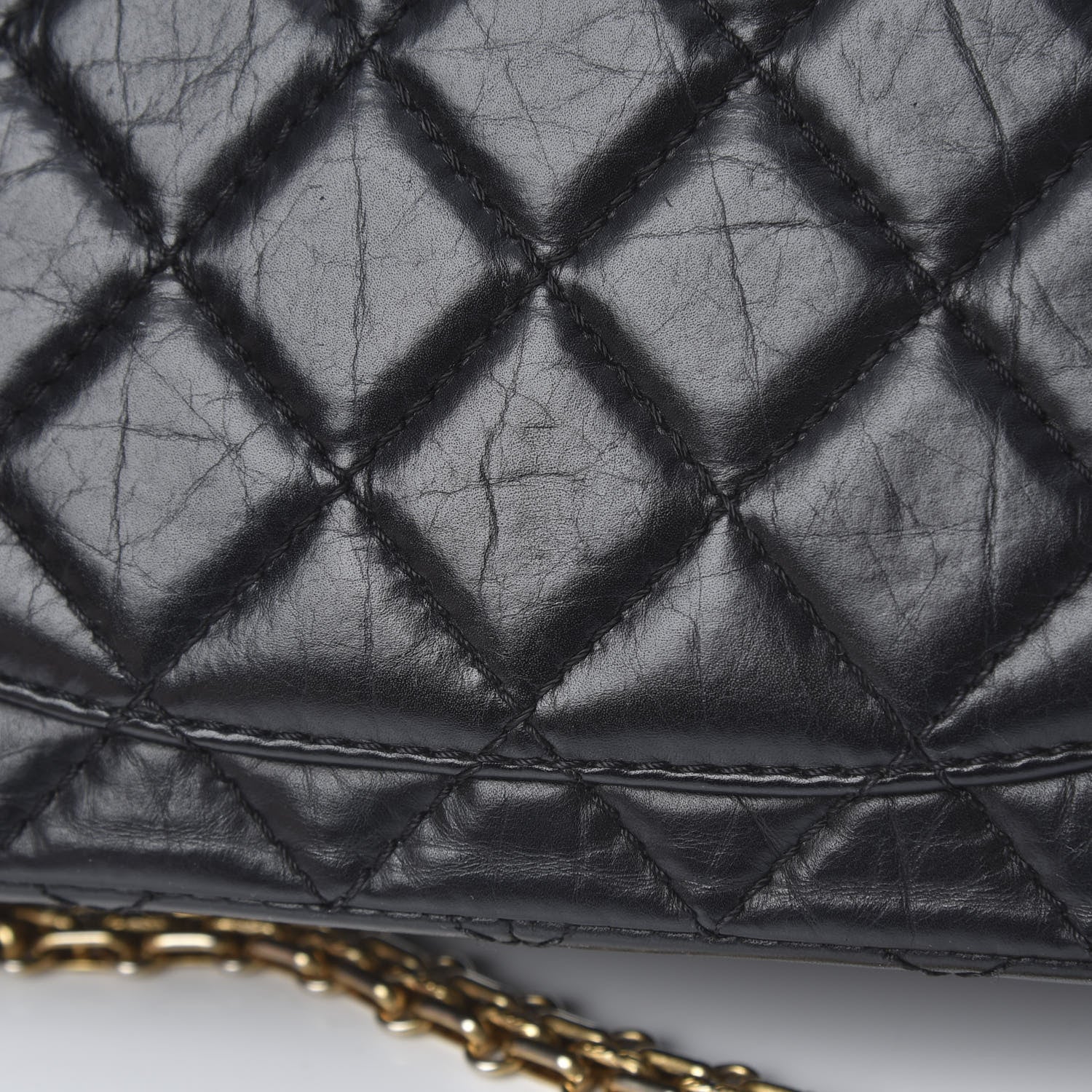Chanel Aged Calfskin Quilted 2.55 Reissue 226 Flap Black 13 of 13