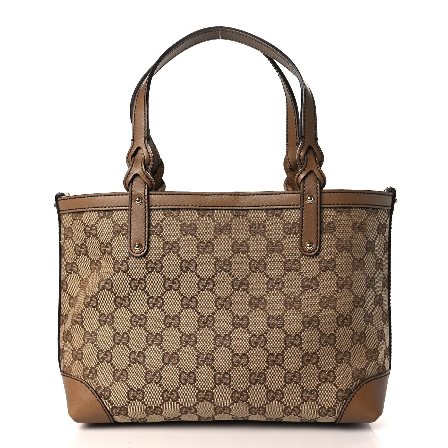 Gucci Monogram Small Craft Tote Light Brown 3 of 12