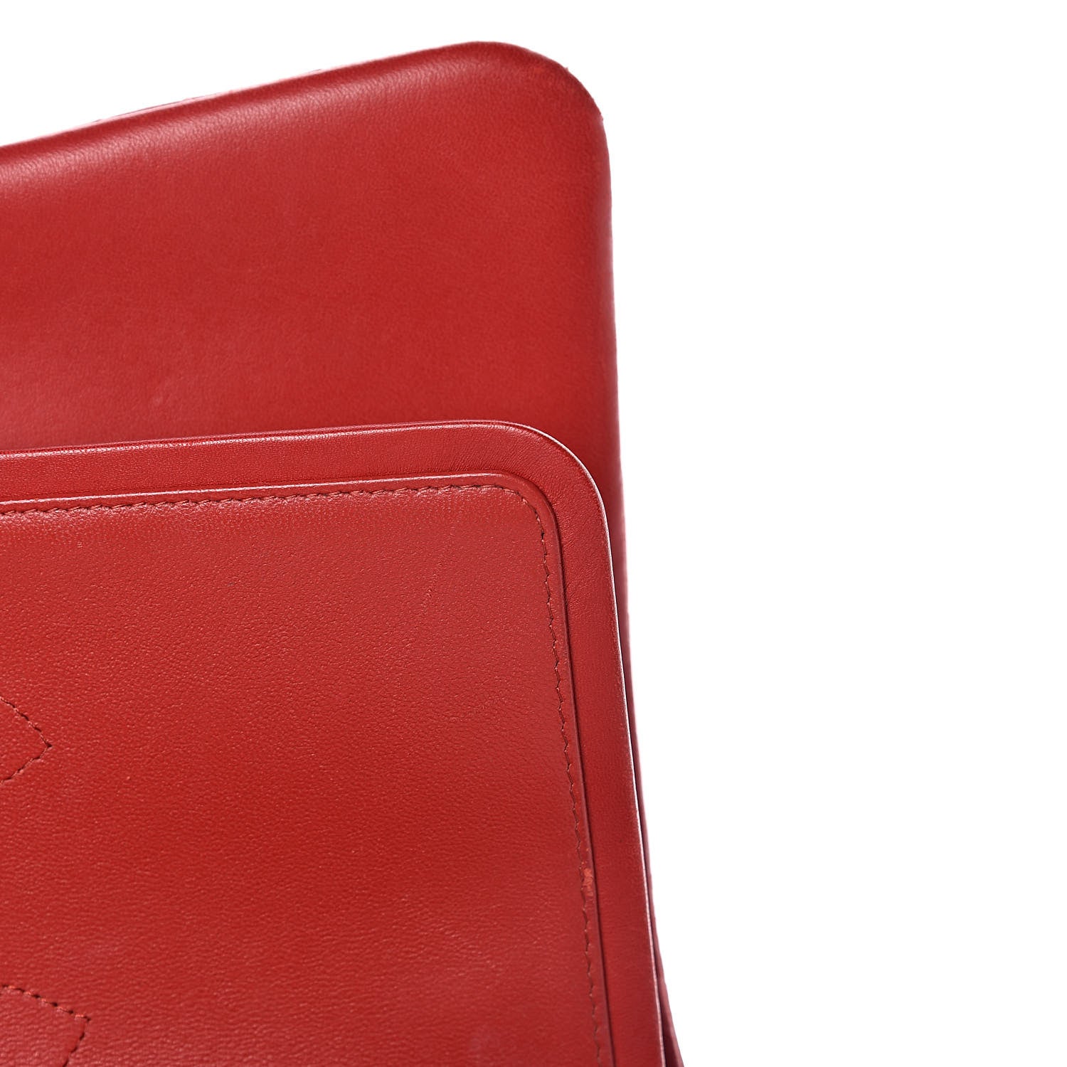 Chanel Lambskin Quilted Jumbo Double Flap Red 8 of 15