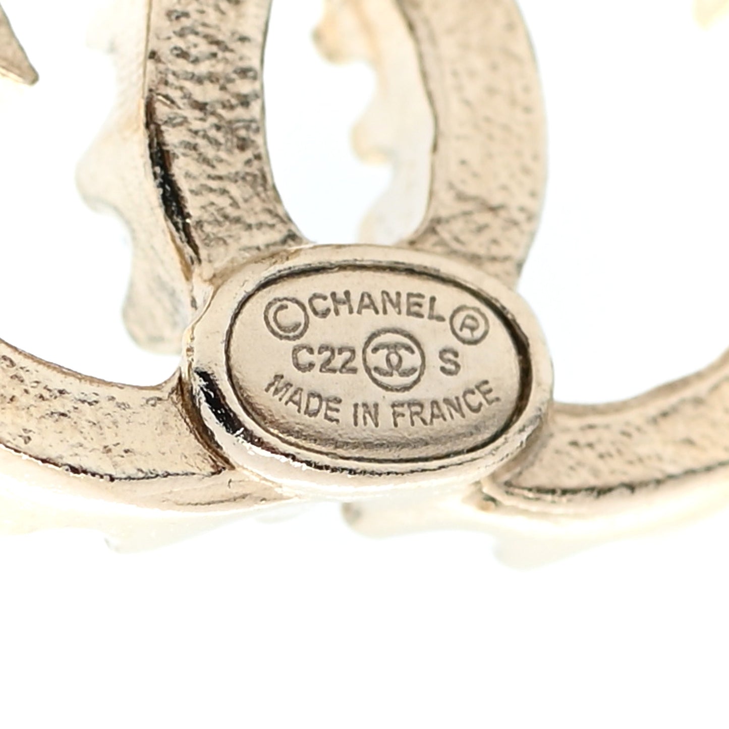 Crystal CC Starfall Earrings Gold