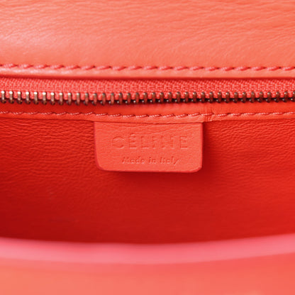 Celine Smooth Calfskin Nano Luggage Fluo Orange 5 of 13