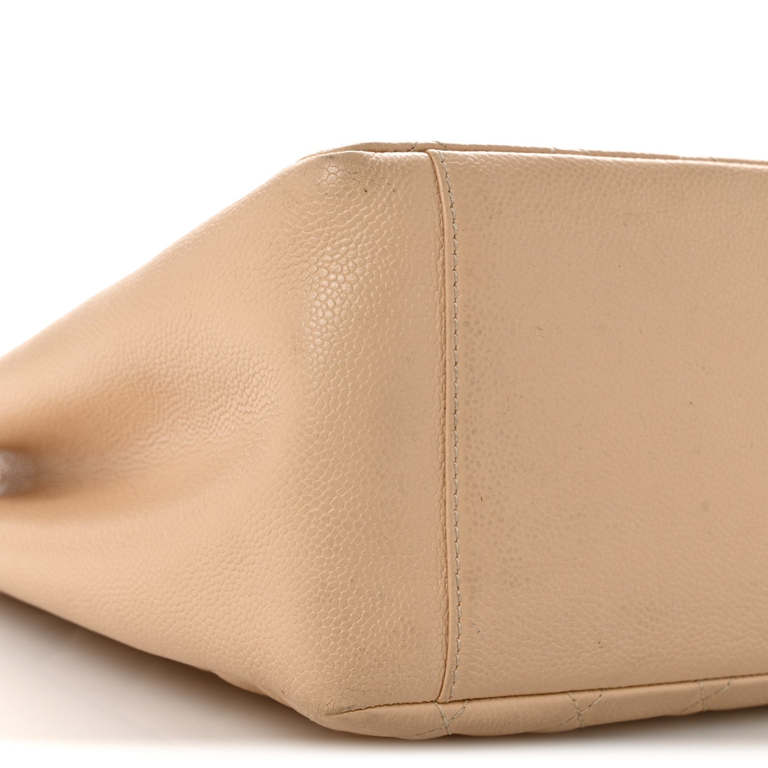 Chanel Caviar Quilted Grand Shopping Tote GST Beige Clair 9 of 13