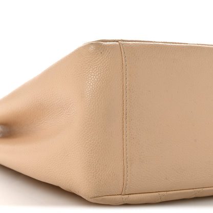 Chanel Caviar Quilted Grand Shopping Tote GST Beige Clair 9 of 13