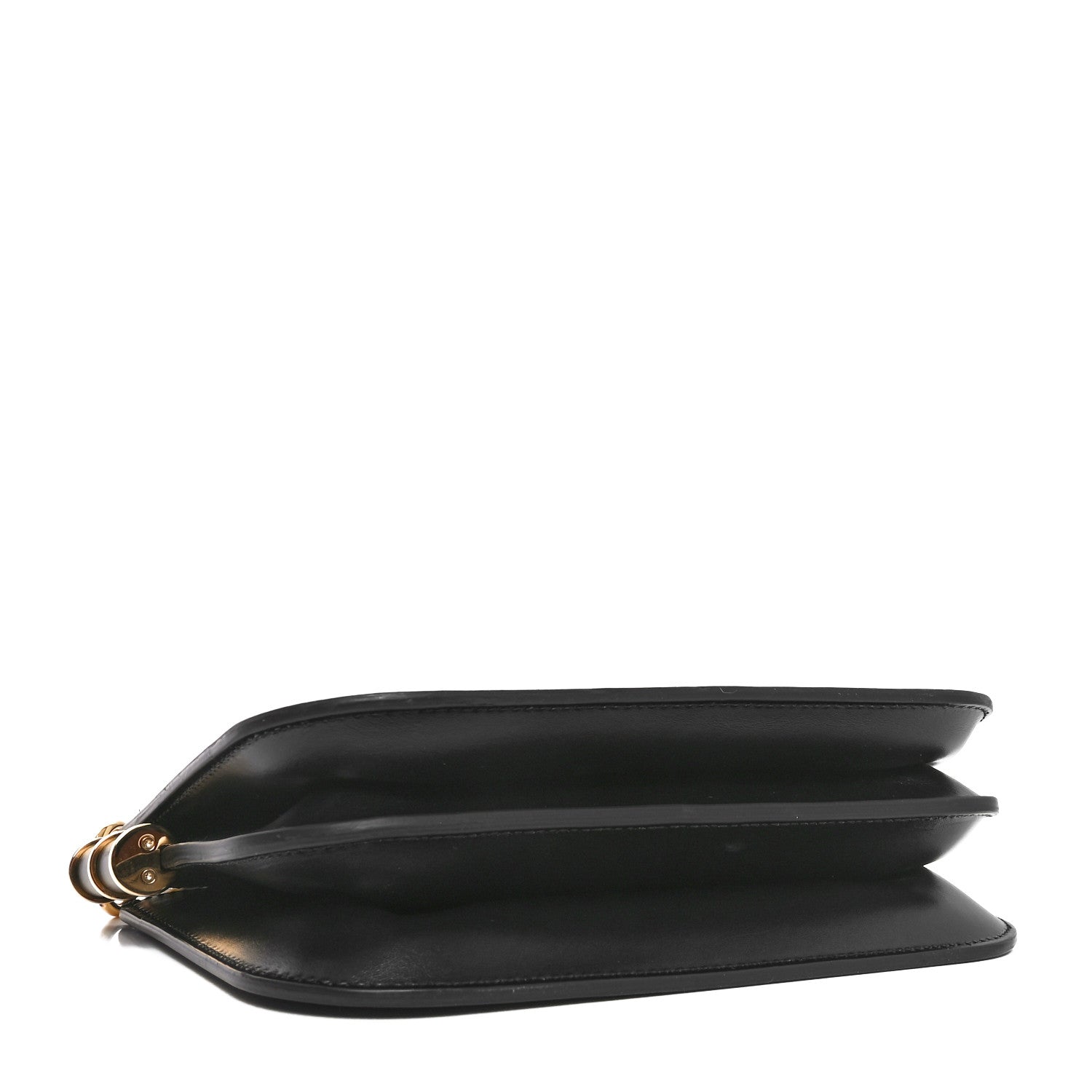 Fendi Vitello King Luxor Fendi Touch Shoulder Bag Black 4 of 11