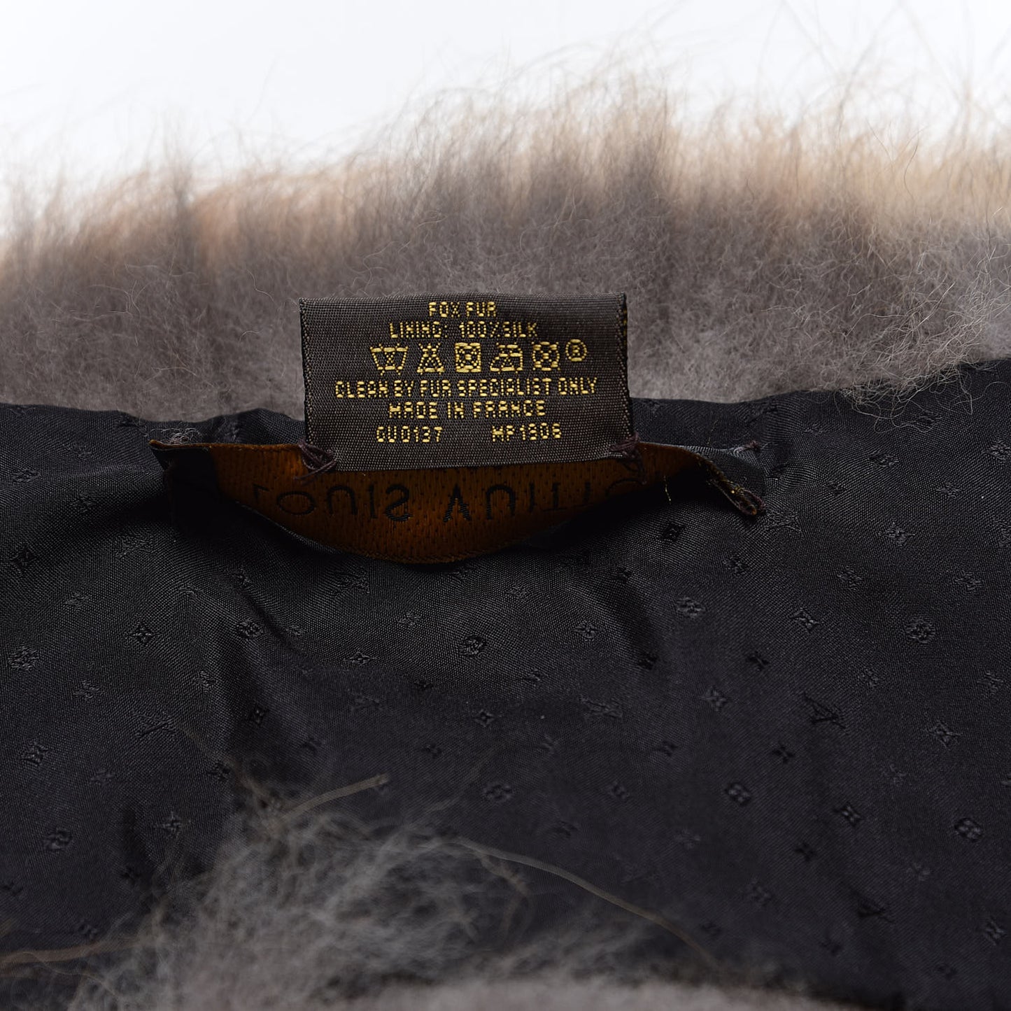 Fox Fur Foxy Collar Black