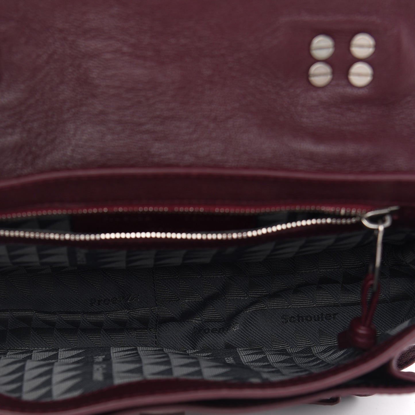 Lambskin Tiny PS1 Satchel Oxblood