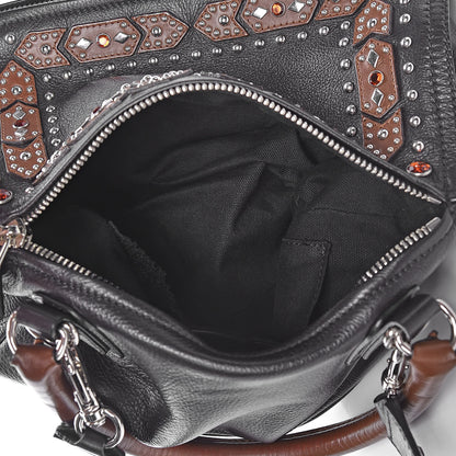 Givenchy Calfskin Small Studded Pandora Black Brown 6 of 10