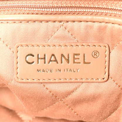 Chanel Shiny Calfskin Quilted Large Chanel 22 Brown 7 of 11