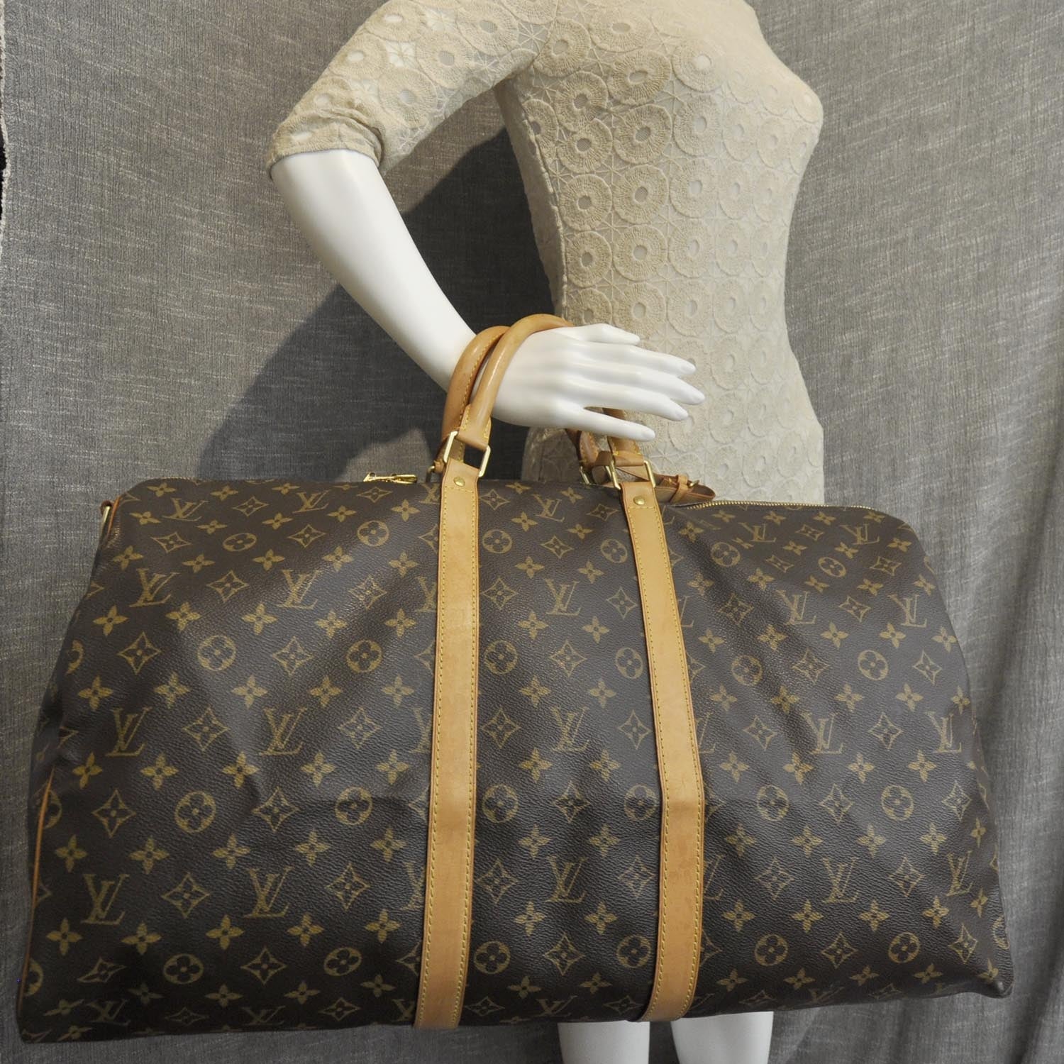 Louis Vuitton Monogram Keepall 55 2 of 10