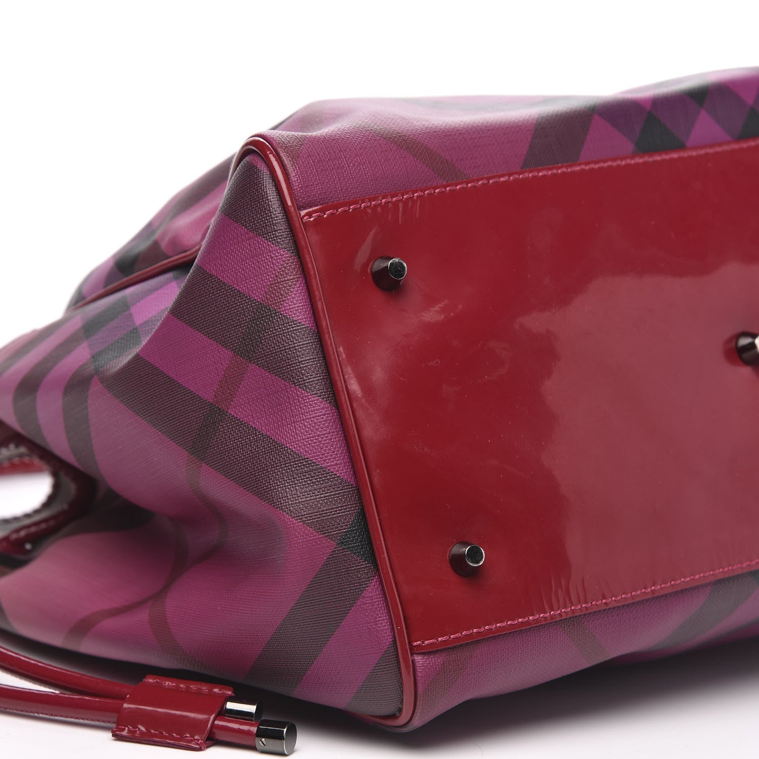 Burberry Nova Pop Degrade Small Bilmore Tote Raspberry 8 of 9