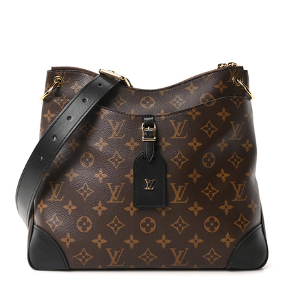 Louis Vuitton Monogram Odeon MM Black 1 of 9