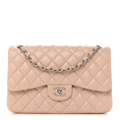 Chanel Caviar Quilted Jumbo Double Flap Light Pink 1 of 10