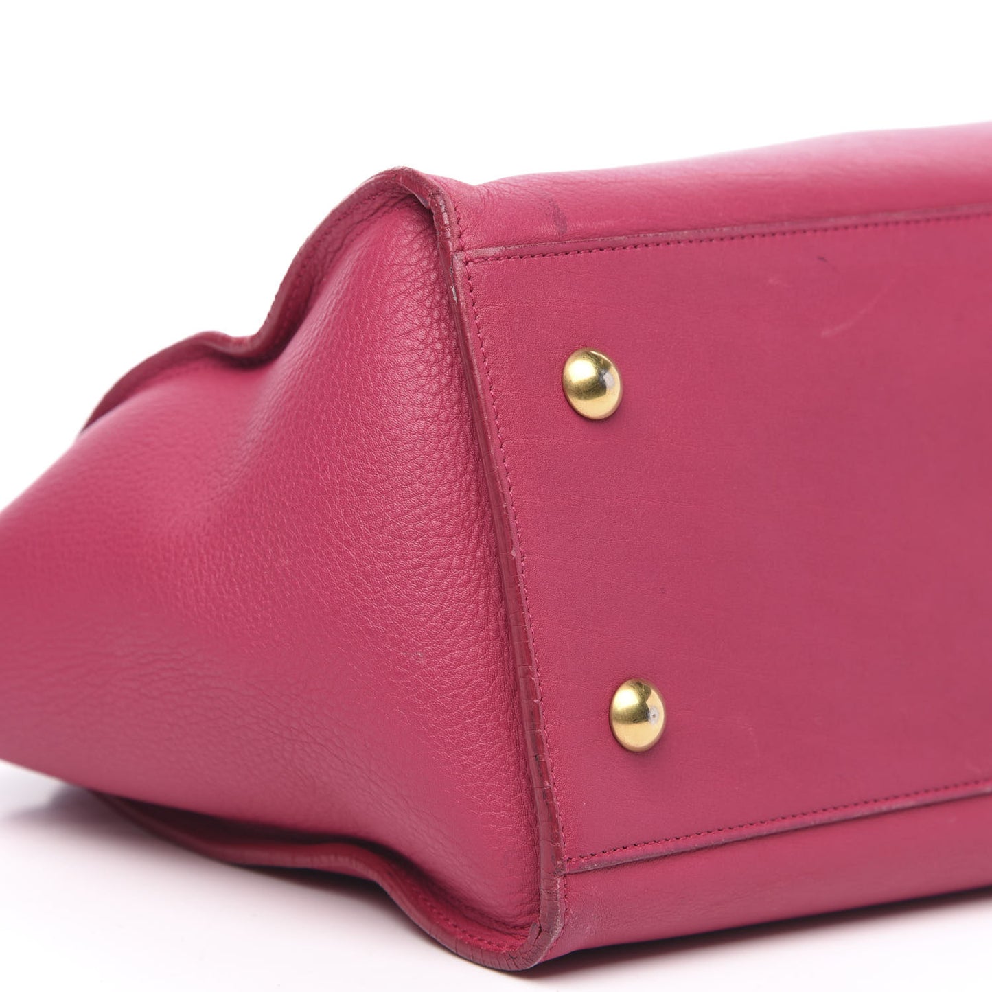 Calfskin Small Classic Y Cabas Fuchsia