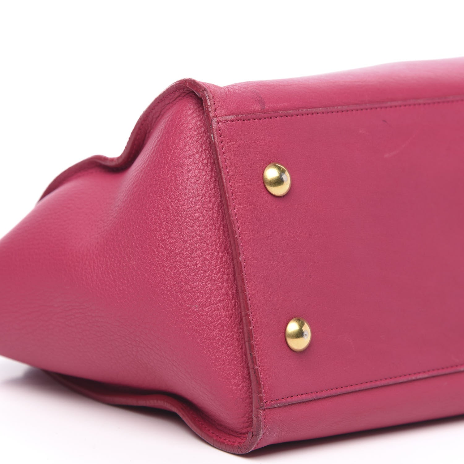 Saint Laurent Calfskin Small Classic Y Cabas Fuchsia 7 of 17