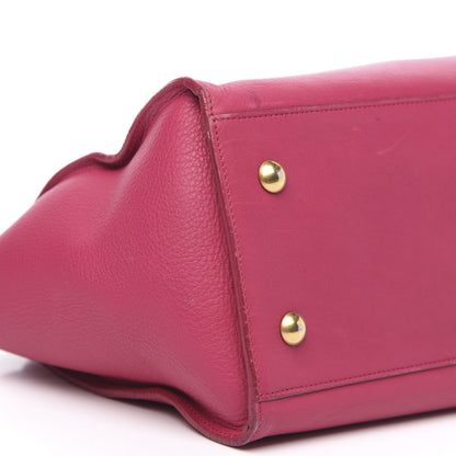 Saint Laurent Calfskin Small Classic Y Cabas Fuchsia 7 of 17
