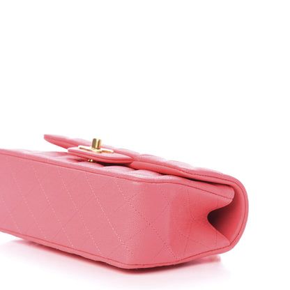 Chanel Caviar Quilted Mini Top Handle Rectangular Flap Pink 9 of 10