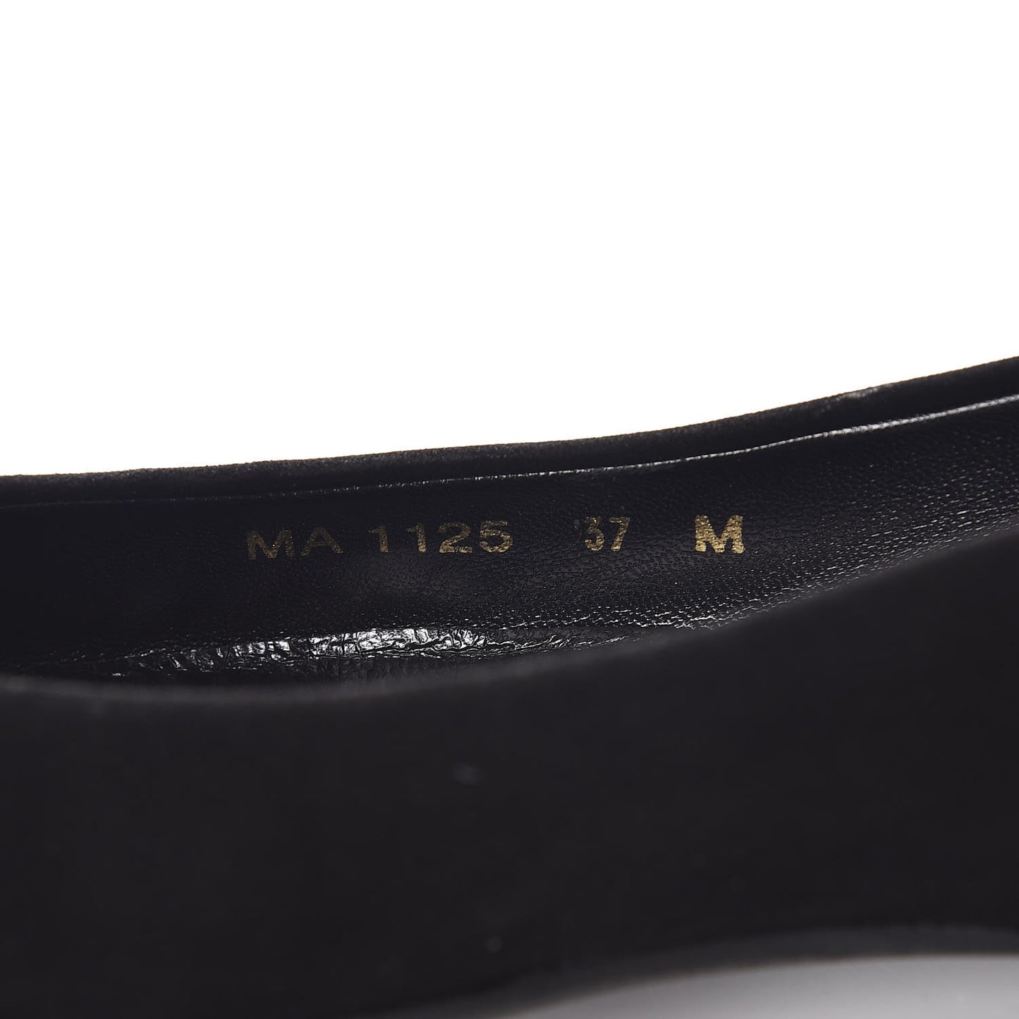 Suede Uniformes Ballet Flats 37 Black