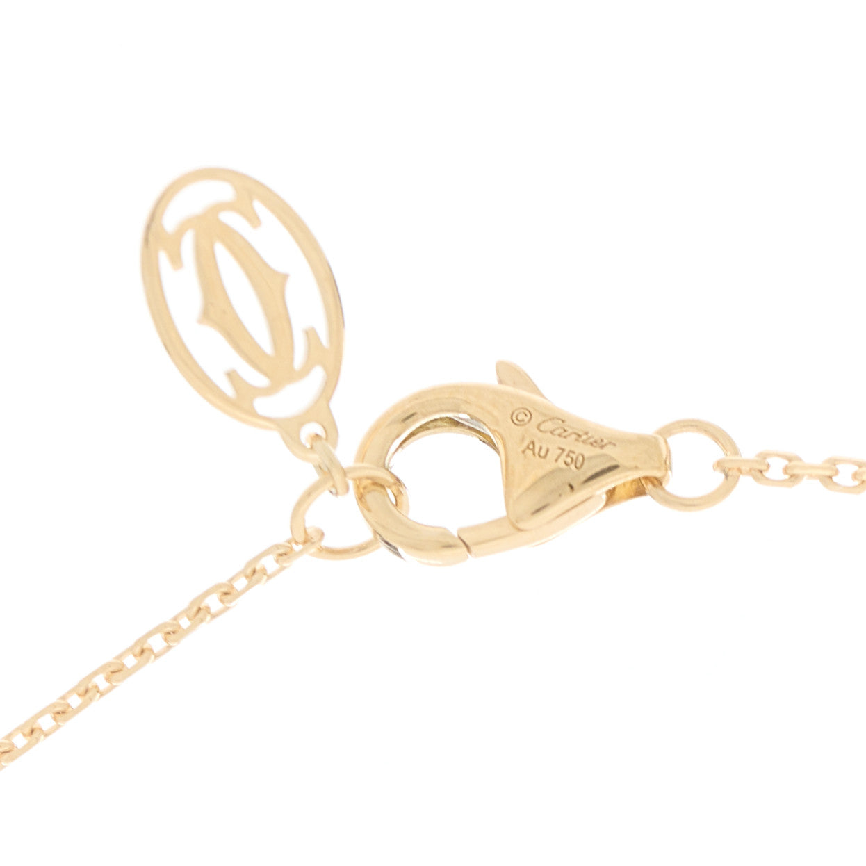 18K Yellow Gold Diamond XS D'Amour Pendant Necklace