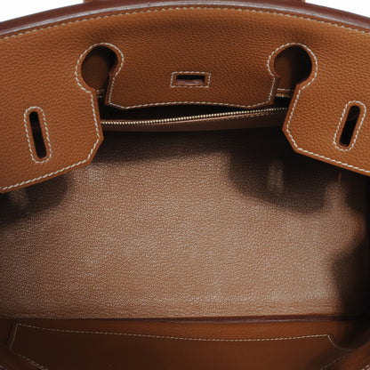 Hermes Togo Birkin 30 Gold 8 of 9
