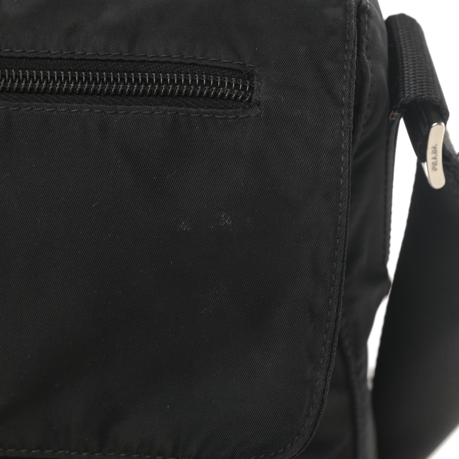 Prada Nylon Vela Small Hunting Bag Black 11 of 11