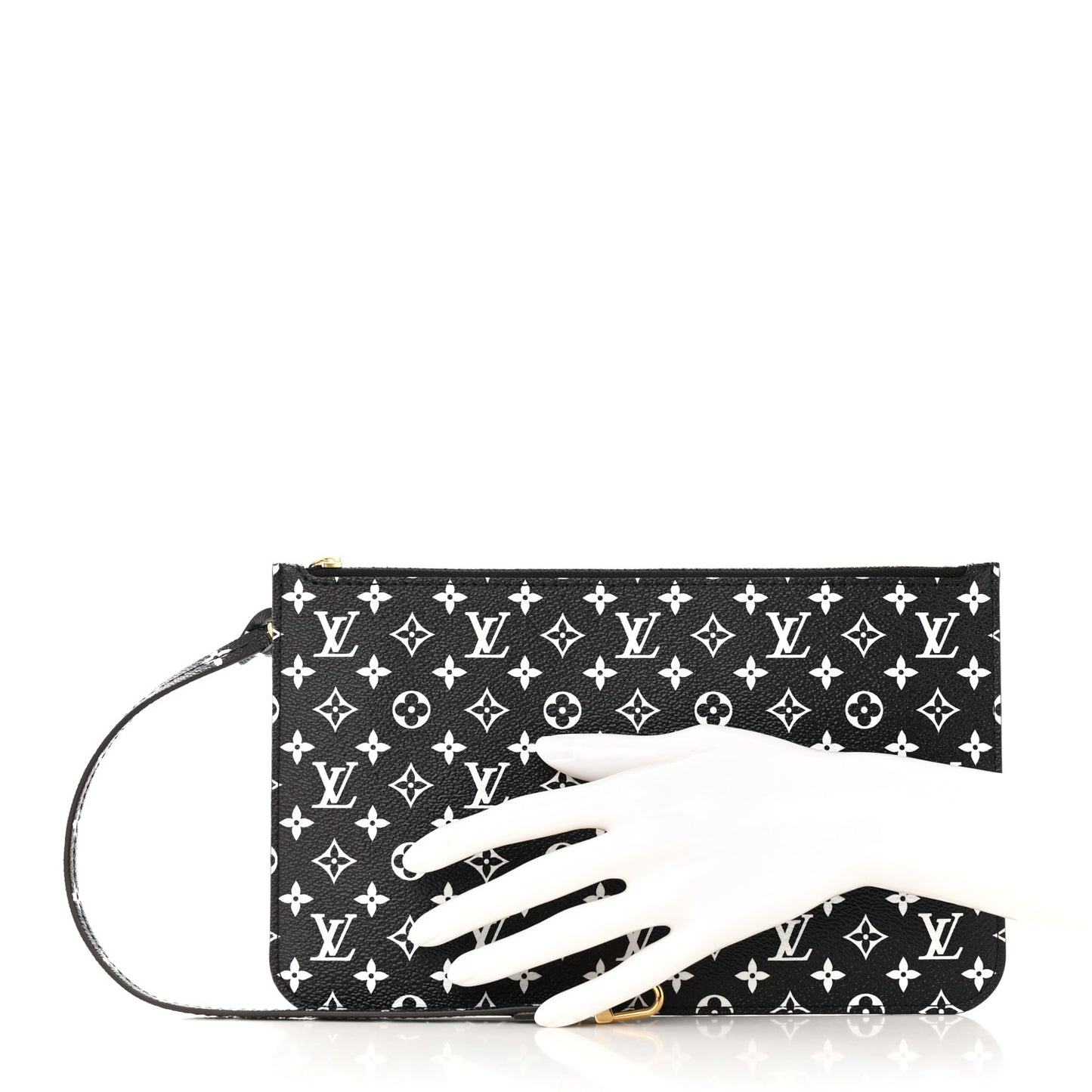 Monogram Giant Jungle Neverfull MM GM Pochette Black