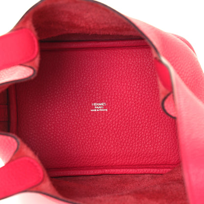 Hermes Taurillon Clemence Picotin Lock 18 PM Rose Extreme 5 of 10