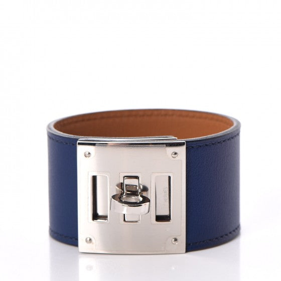 Hermes Swift Kelly Dog Bracelet Bleu Saphir 3 of 7