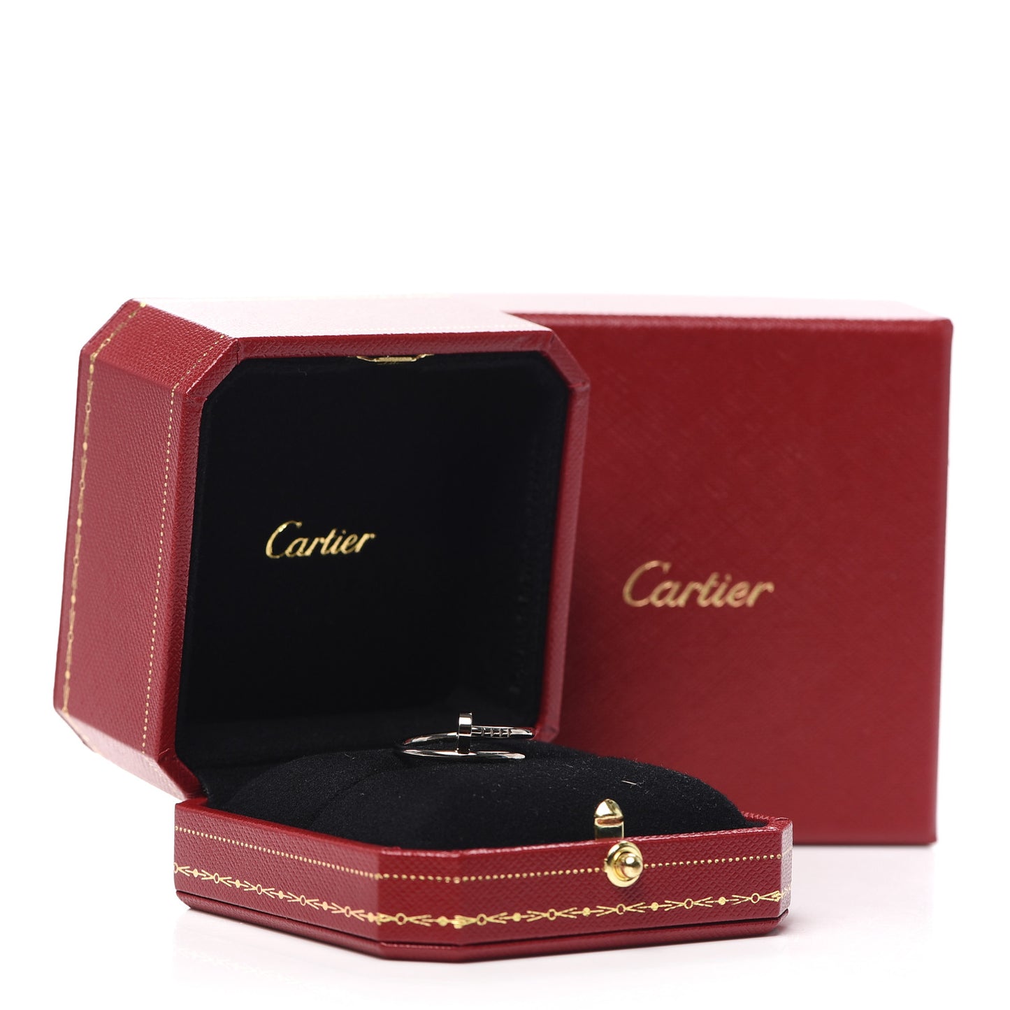 18K White Gold Small Juste Un Clou Ring 55 7.25