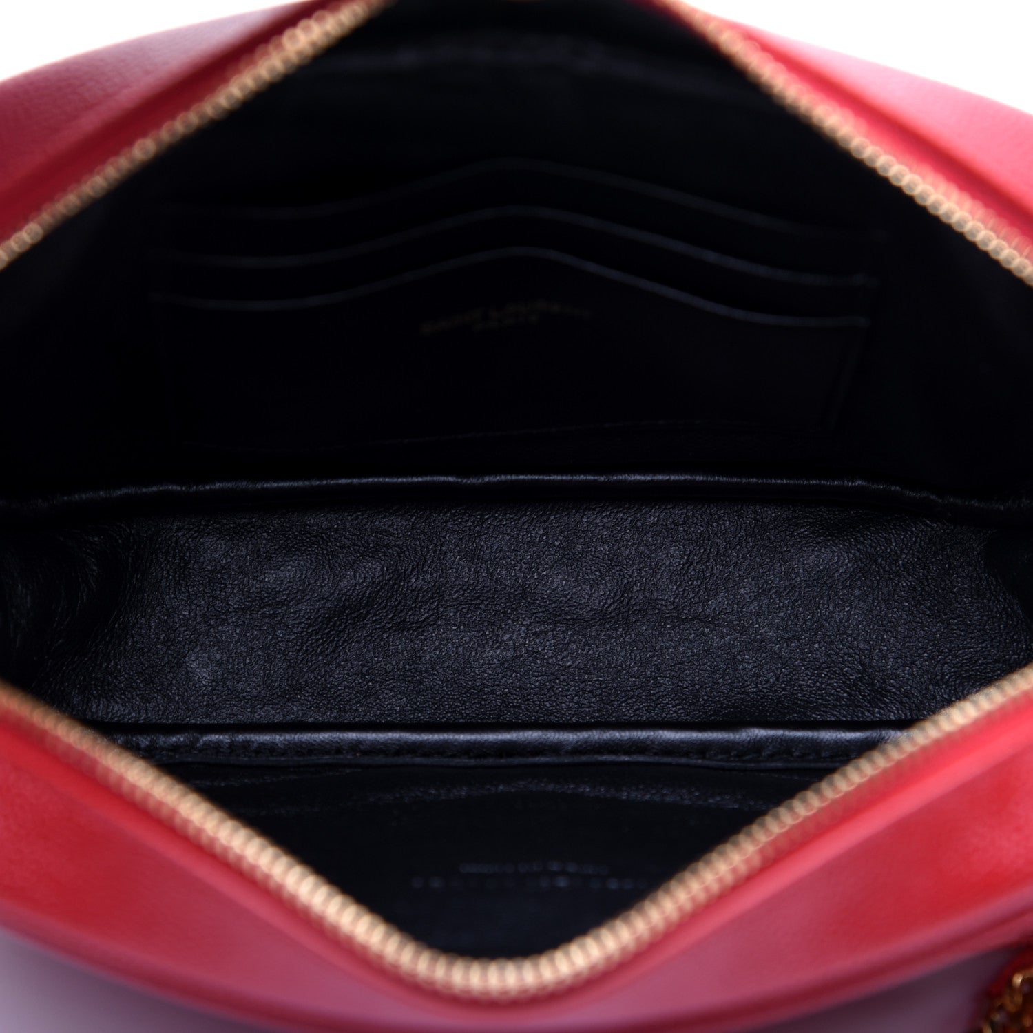 Saint Laurent Grain De Poudre Matelasse Monogram Mini Lou Camera Bag Eros Red 5 of 13