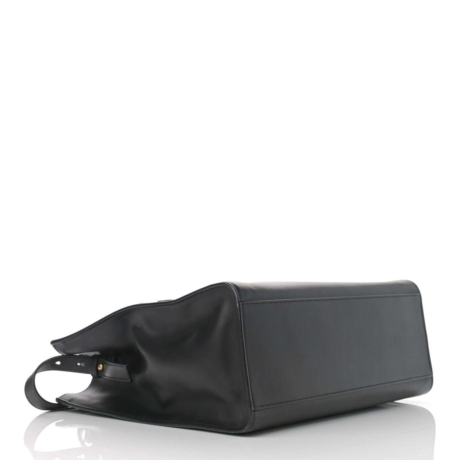 Versace Calfskin Medusa Stud Tribute Tote Black 4 of 12
