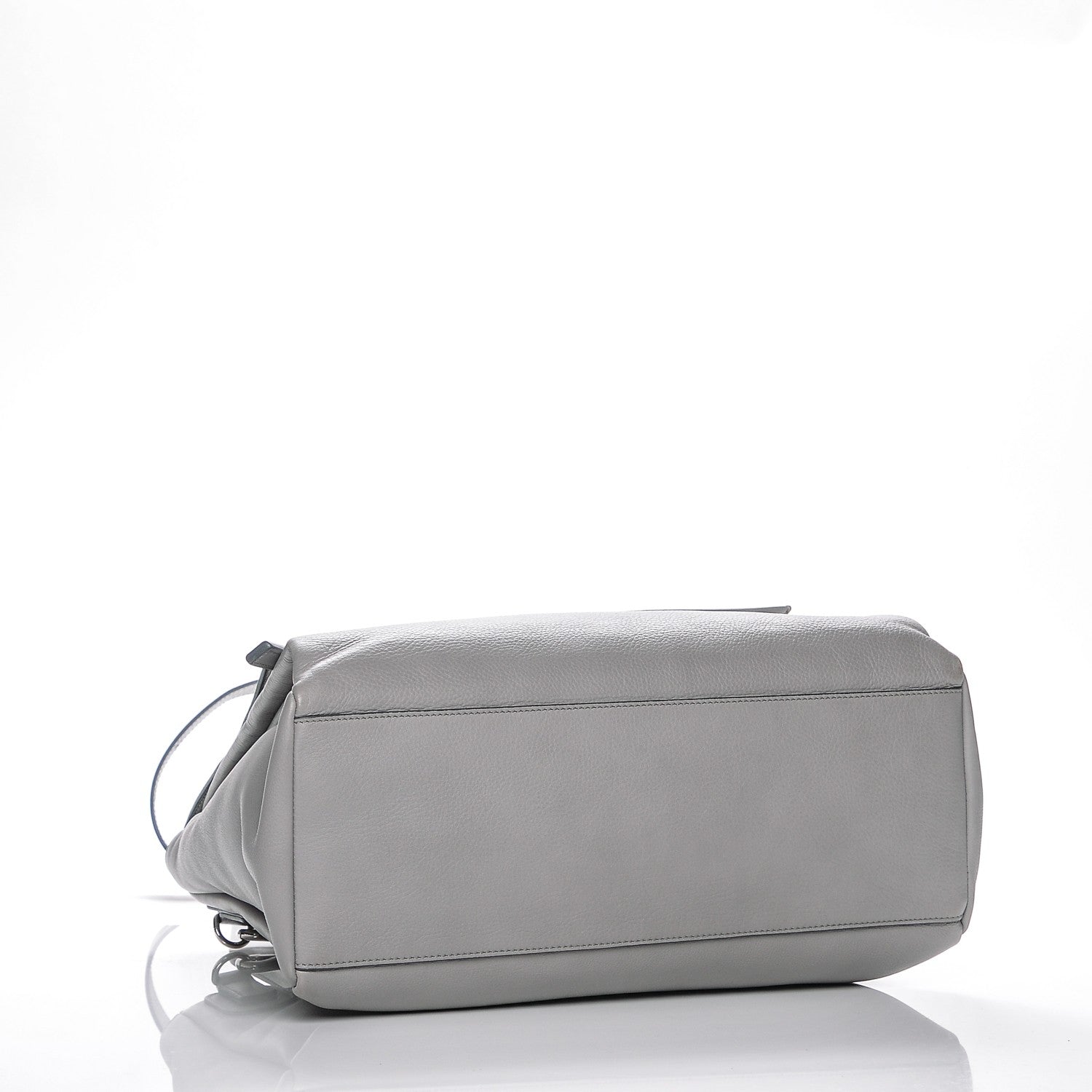Givenchy Grained Calfskin Medium Pandora Pure Flap Bag Pearl Grey 4 of 7