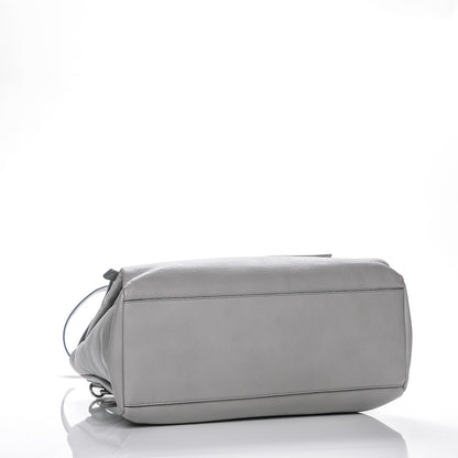 Givenchy Grained Calfskin Medium Pandora Pure Flap Bag Pearl Grey 4 of 7