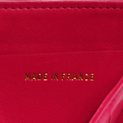 Chanel Caviar Compact Timeless CC Wallet Dark Pink 7 of 9