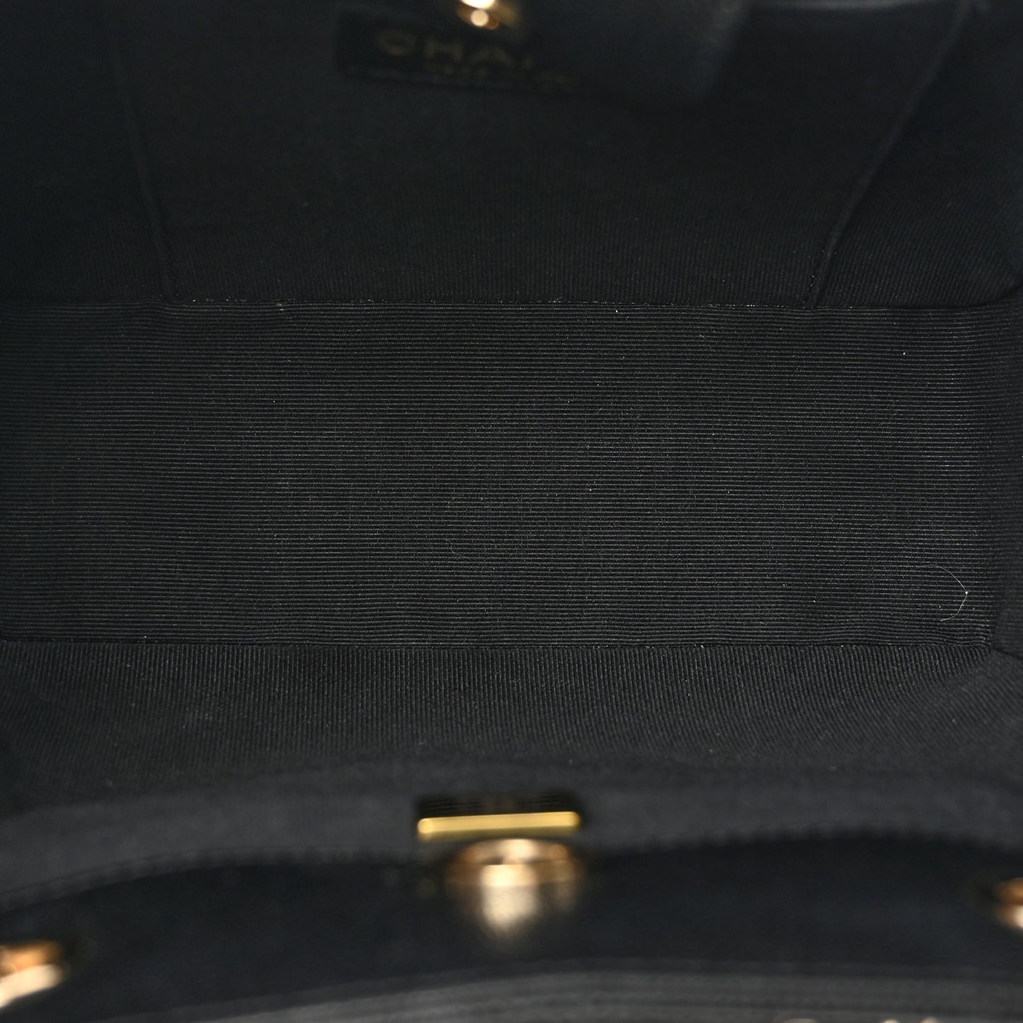 Caviar Quilted Flap Bucket Bag Black