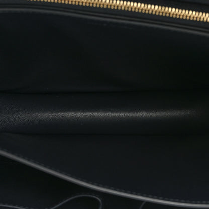 Celine Box Calfskin Medium Classic Box Flap Bag Navy 5 of 12