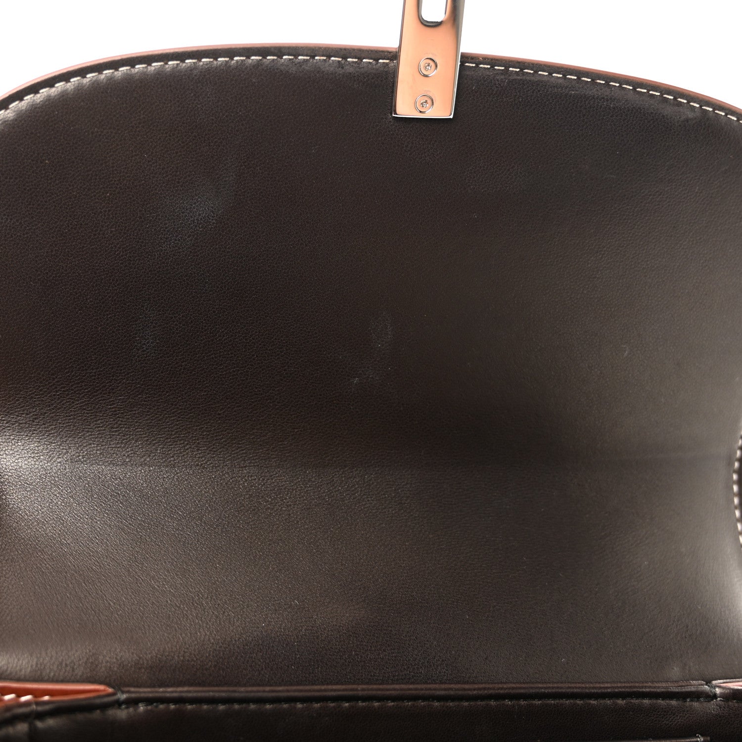 The Row Polished Saddle Calfskin The Sofia 8.75 Crossbody Cherry Wood 10 of 10