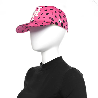 Gucci x MLB Drill Leopard Printed NY Mets Baseball Hat M Fucsia Multicolor 3 of 17